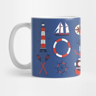 Nautical Icons Mug